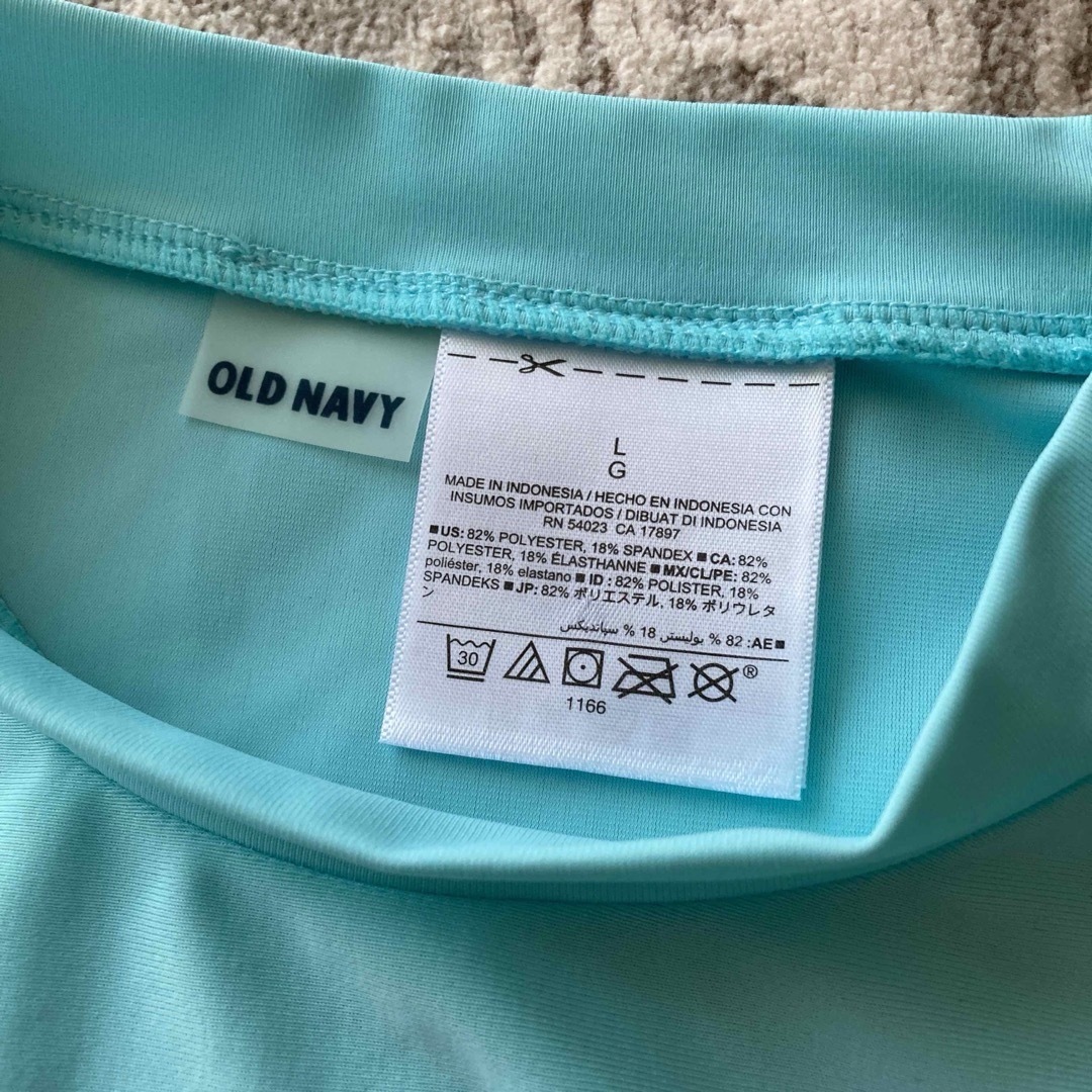 Old Navy(オールドネイビー)のオールドネイビー　ラッシュガード　L 140 150 キッズ/ベビー/マタニティのキッズ服女の子用(90cm~)(水着)の商品写真