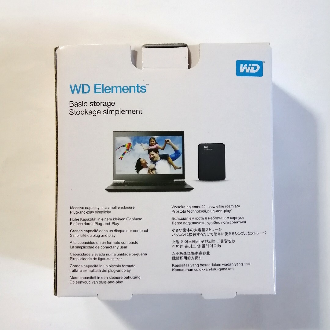 WD HDD ポータブルハードディスク 1TB USB3.0 ☆新品、未使用品 1