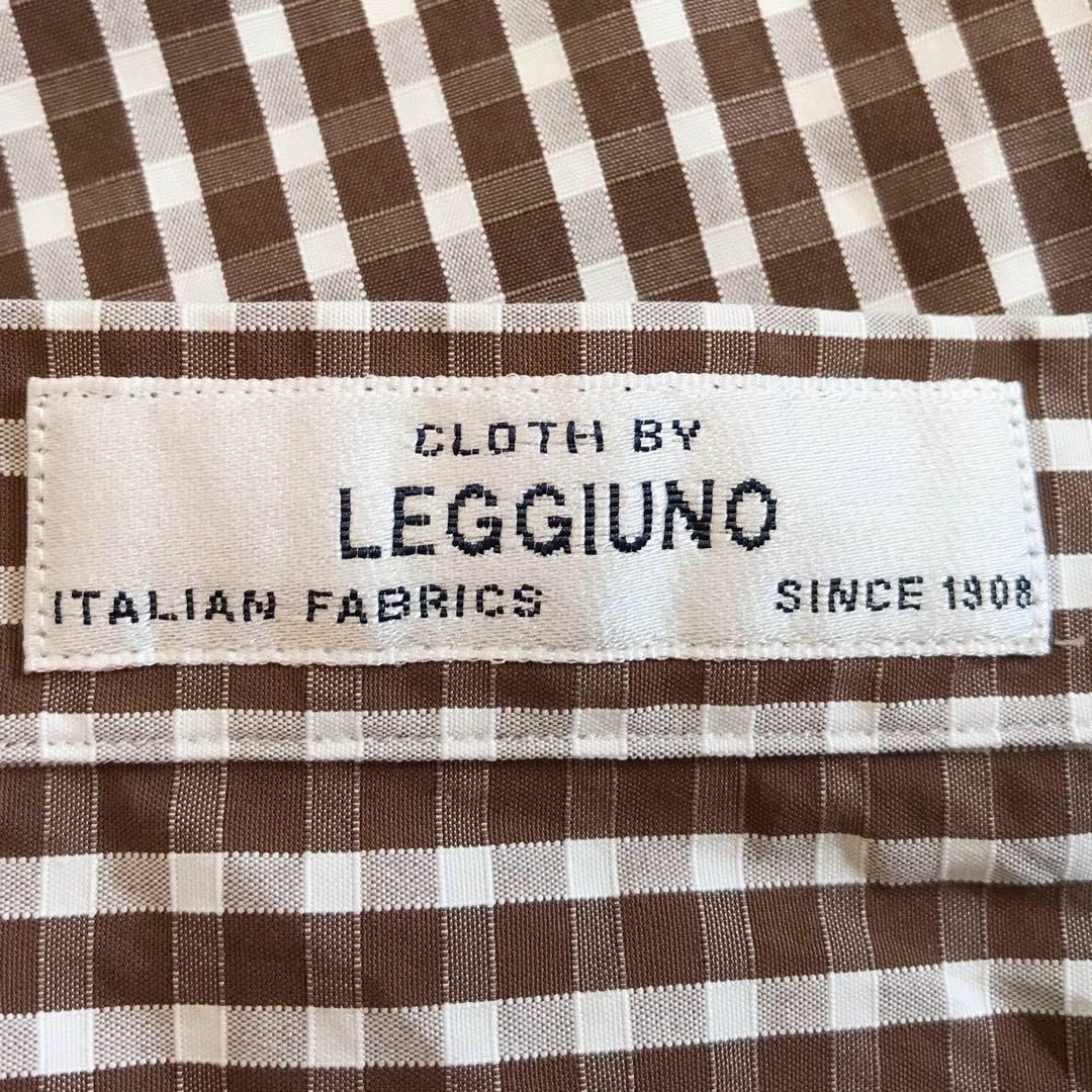 【イタリア製生地】ラティアライタルス シャツワンピース ギンガムチェック 42
