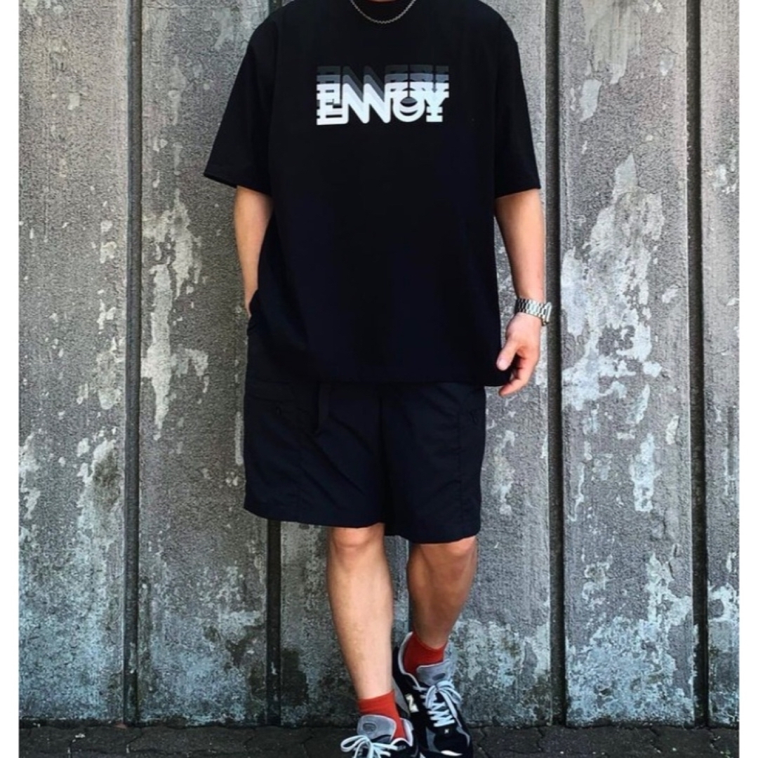 ENNOY エンノイELECTRIC LOGO GRADATION tシャツ