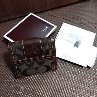 コーチ(COACH)の【美品】コーチ　ミニ財布(財布)