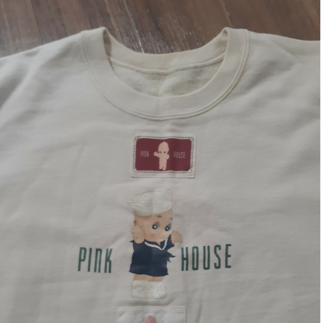 PINK HOUSE ピンクハウス 半袖トレーナー L キューピーちゃんの通販 by いちご's shop｜ピンクハウスならラクマ