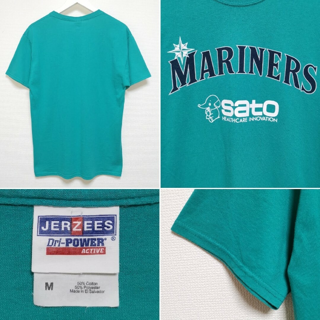 MLB(メジャーリーグベースボール)のM 00s マリナーズ MARINERS Tシャツ JERZEES サトちゃん メンズのトップス(Tシャツ/カットソー(半袖/袖なし))の商品写真