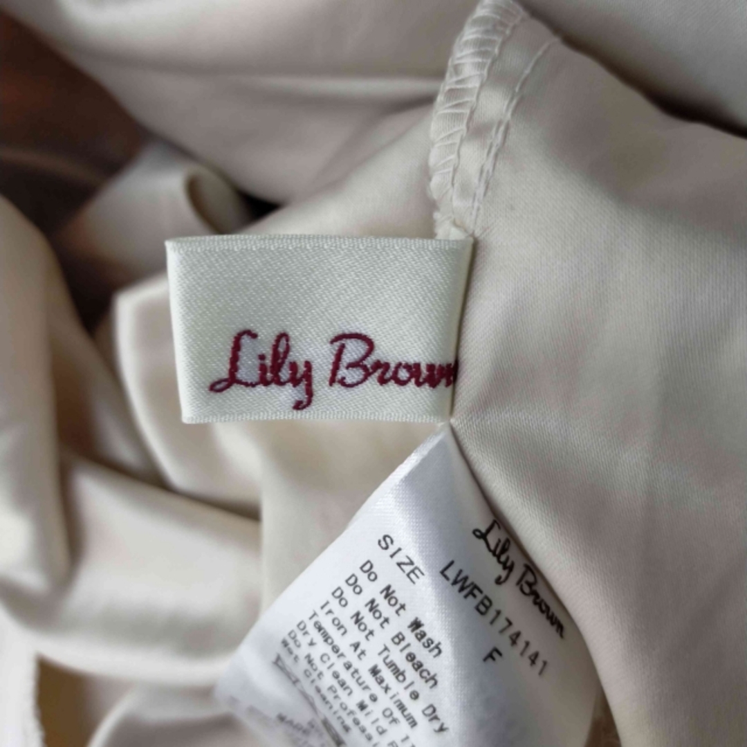 Lily Brown(リリーブラウン)のLily Brown(リリーブラウン) パワーショルダーブラウス レディース レディースのトップス(シャツ/ブラウス(半袖/袖なし))の商品写真