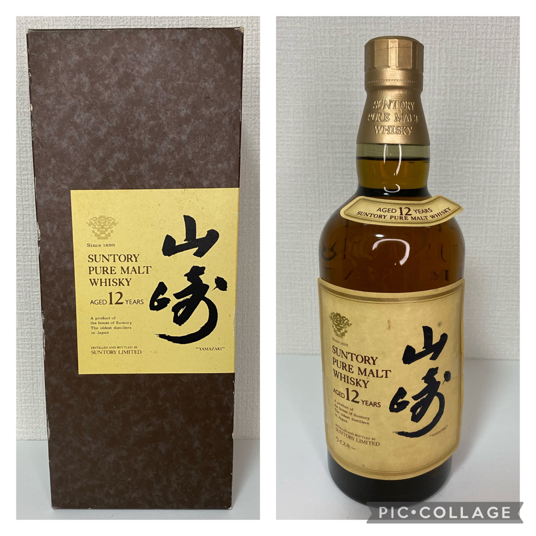 サントリー - [箱有]旧ラベル(響マーク) 山崎 12年 750ml シングル ...