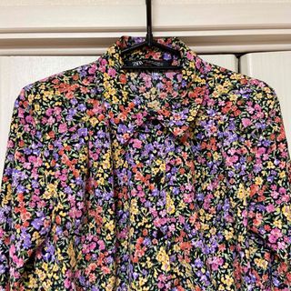 ザラ(ZARA)のZARA 花柄シャツ(シャツ/ブラウス(長袖/七分))