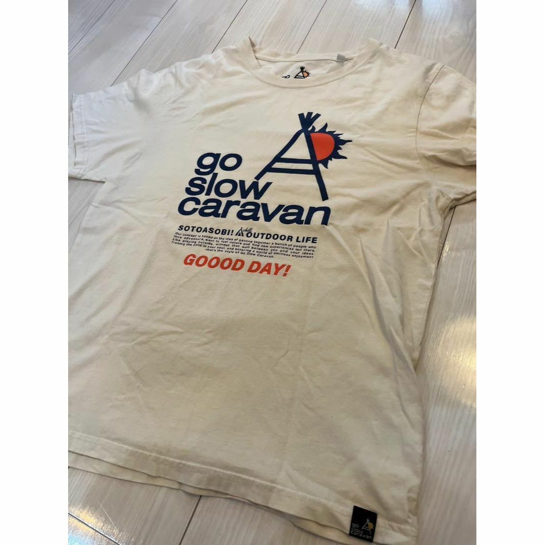 go slow caravan(ゴースローキャラバン)のgo slow caravan ロゴTシャツ L (3)サイズ メンズのトップス(Tシャツ/カットソー(半袖/袖なし))の商品写真