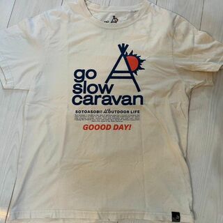 ゴースローキャラバン(go slow caravan)のgo slow caravan ロゴTシャツ L (3)サイズ(Tシャツ/カットソー(半袖/袖なし))