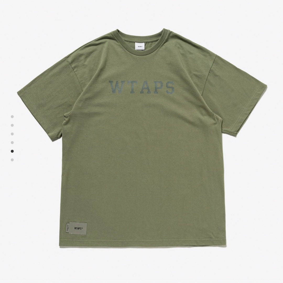 Tシャツ/カットソー(半袖/袖なし)WTAPS ダブルタップス COLLEGE SS TEE カレッジ olive