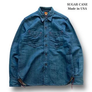 【SUGAR CANE】シュガーケーン USA製 デニムシャツ ヴィンテージ復刻