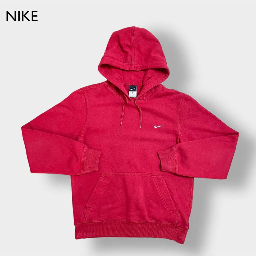 NIKE - 【NIKE】ワンポイント パーカー プルオーバー フーディー 刺繍