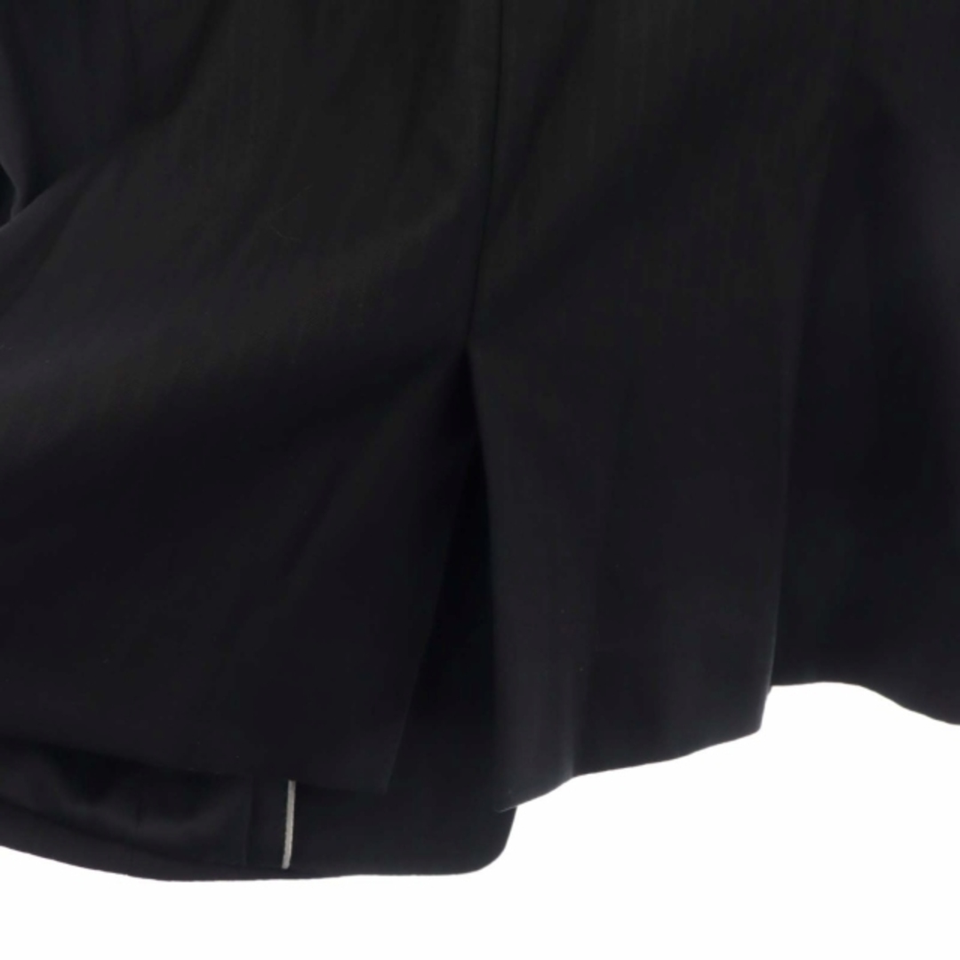 COUP DE CHANCE(クードシャンス)のクードシャンス テーラードジャケット ストライプ 背抜き 1B 40 黒 レディースのジャケット/アウター(その他)の商品写真