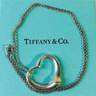 ティファニー(Tiffany & Co.)のTIFFANY&Co. ティファニー　オープンハート　Lサイズ　シルバー(ネックレス)