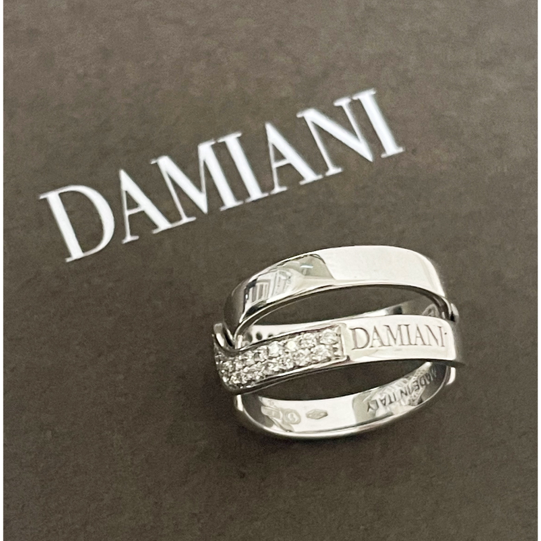 DAMIANI ダミアーニ アブラッチョ リング 指輪 WG ゴールド ダイヤクール