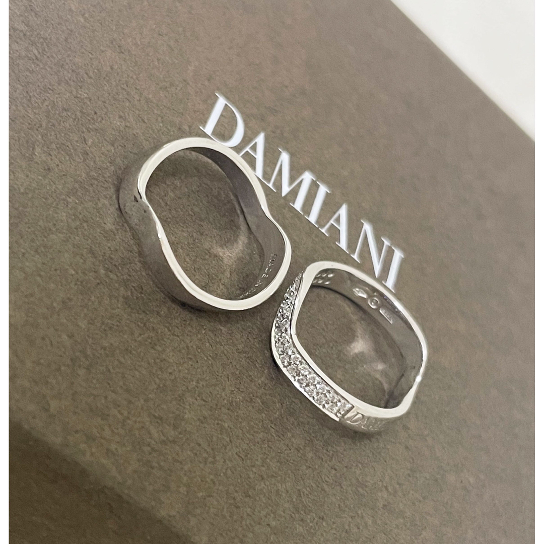 Damiani(ダミアーニ)のDAMIANI ダミアーニ アブラッチョ リング 指輪 WG ゴールド ダイヤ メンズのアクセサリー(リング(指輪))の商品写真