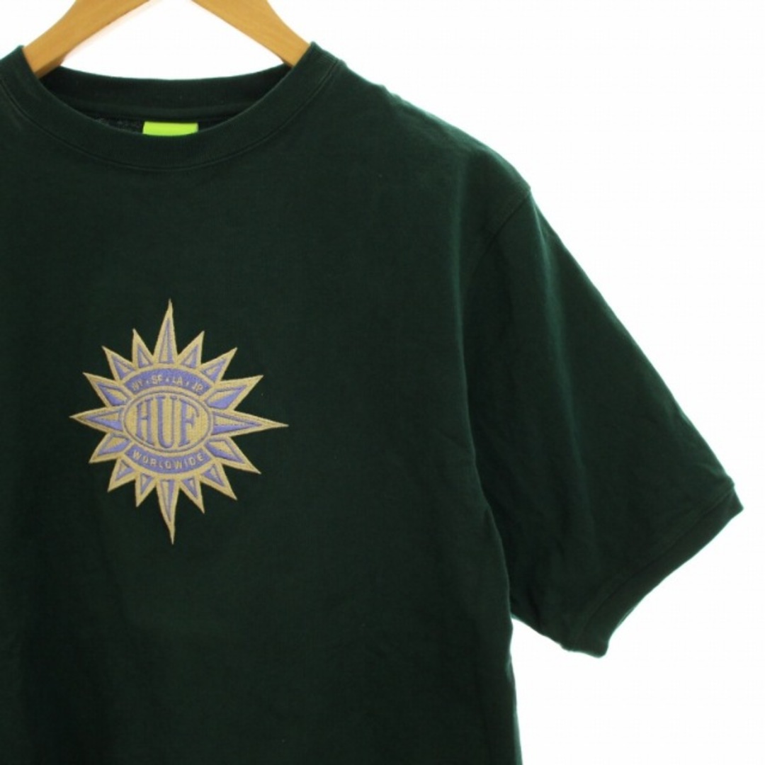 【入手困難】ハフ♢刺繍センターロゴ　人気即完売品　人気カラー　半袖Tシャツ