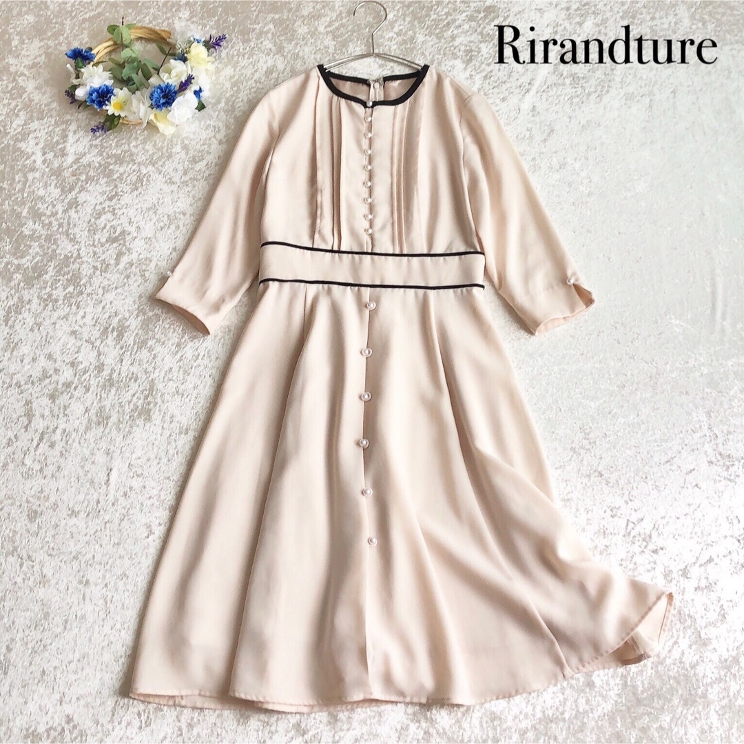 Rirandture - 美品♡リランドチュール パールレディワンピース