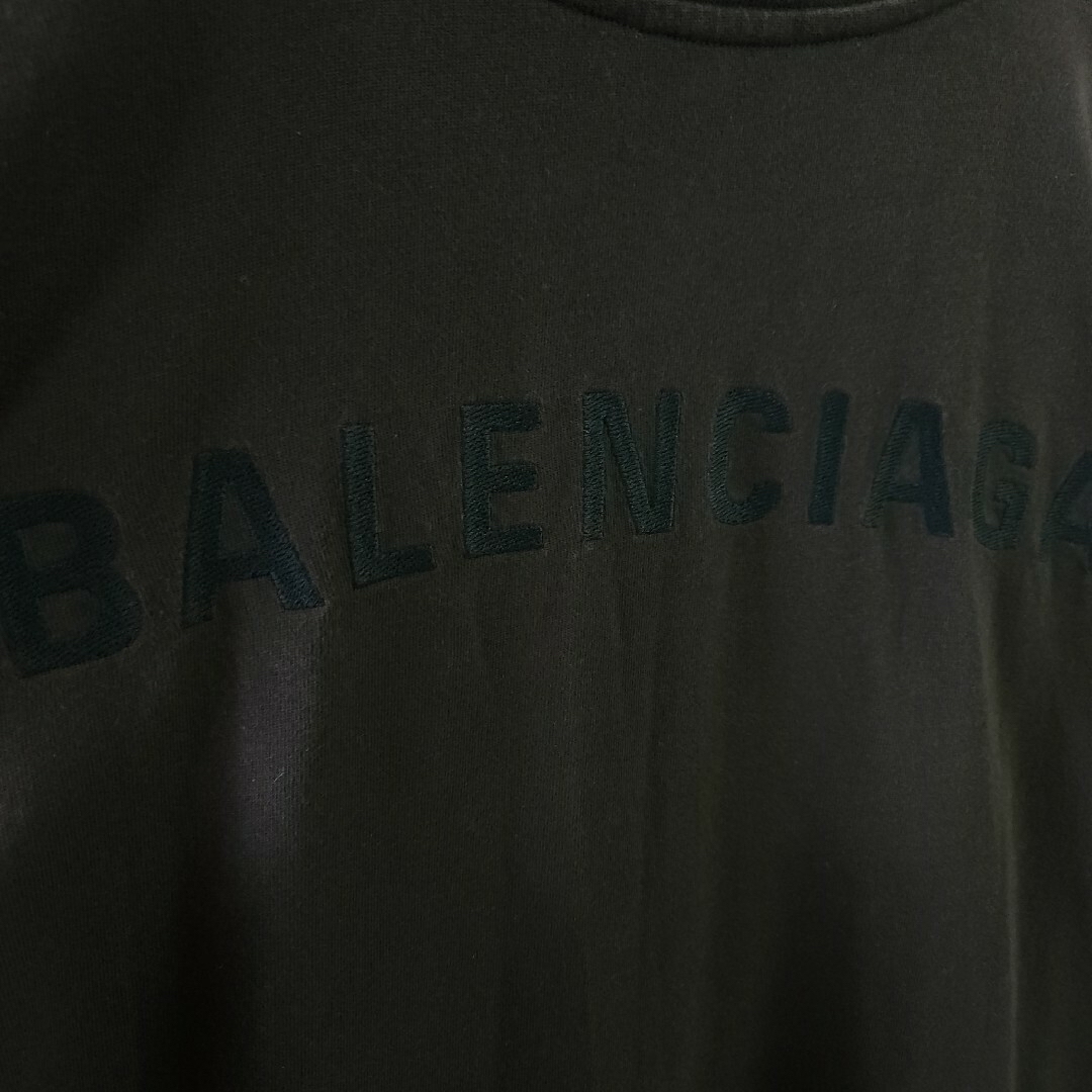 BALENCIAGA バックロゴ Tシャツ グレー バレンシアガ - Tシャツ