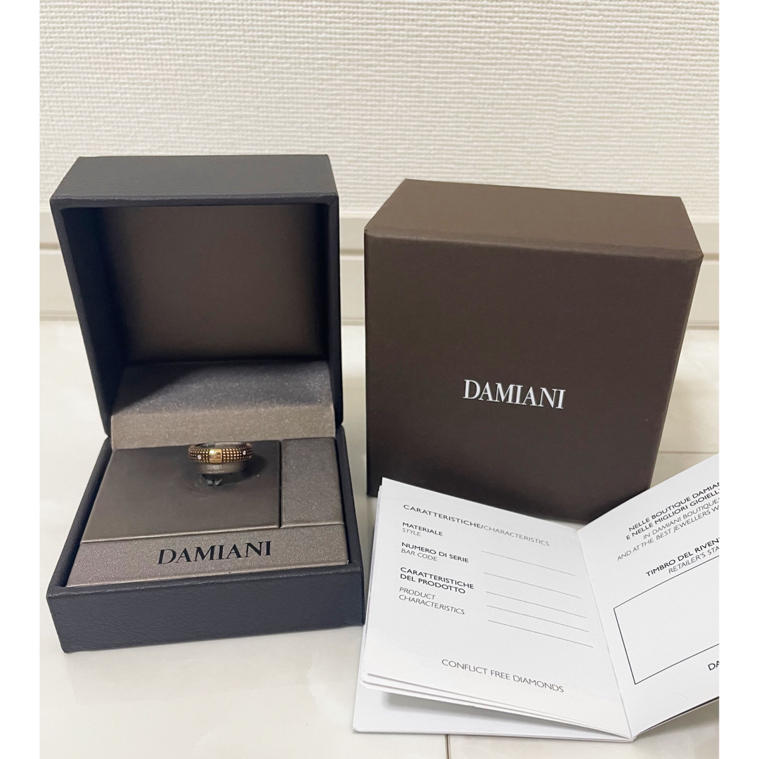 Damiani(ダミアーニ)のDAMIANI ダミアーニ メトロポリタン リング 指輪 PG ゴールド ダイヤ メンズのアクセサリー(リング(指輪))の商品写真