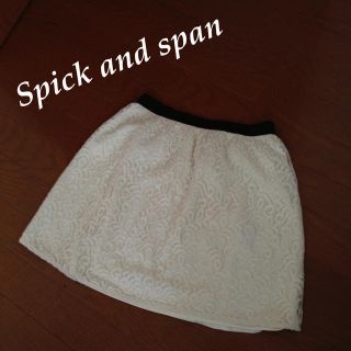 スピックアンドスパン(Spick & Span)のスピックアンドスパンのレーススカート☆(ミニスカート)