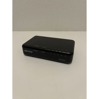 バッファロー(Buffalo)のBUFFALO  LSW6-GT-5EPL/NBK スイッチングハブ(PC周辺機器)