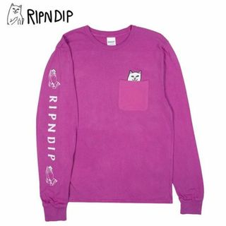 リップンディップ(RIPNDIP)のRIPNDIP LORD NERMAL LS TEE(FUCHSIA) S新品(Tシャツ(長袖/七分))