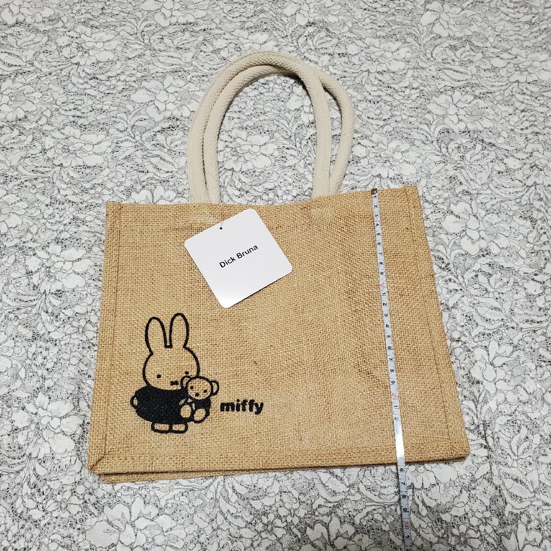 miffy(ミッフィー)の即発送！！　ミッフィー　ジュートバッグ　２点　セット レディースのバッグ(エコバッグ)の商品写真