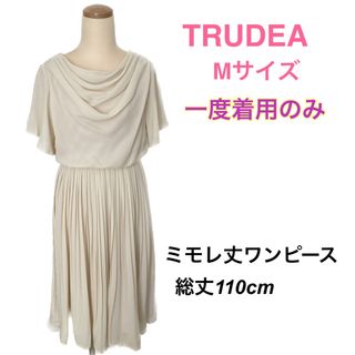 トゥルードゥー(TRUDEA)の美品　トルディア　ロングワンピース　Mサイズ(ロングワンピース/マキシワンピース)