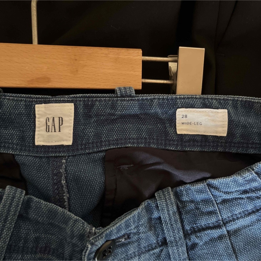 GAP(ギャップ)のGAP インディゴ 鹿の子　ハーフパンツ メンズのパンツ(ショートパンツ)の商品写真