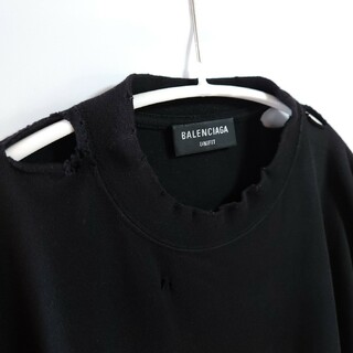 Balenciaga - 22SS BALENCIAGA ヴィンテージ加工Tシャツ BBロゴ ...