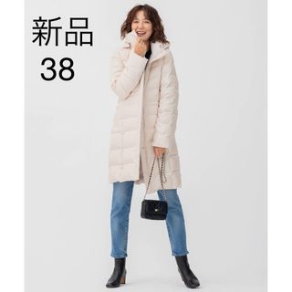 ニジュウサンク(23区)の23区【洗える】シレータフタ ロング ダウンコート38(ダウンコート)