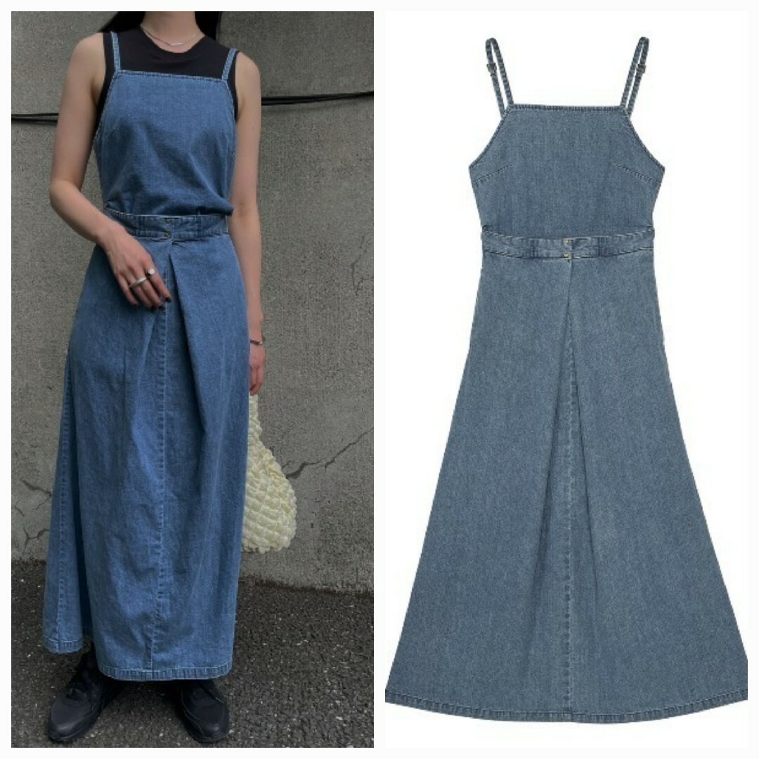 新作完売品❤️AMERI×LEE DENIM CAMISOLE DRESS