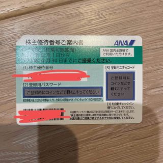 ANAの株主優待券　1枚(航空券)