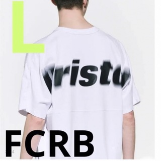 エフシーアールビー(F.C.R.B.)の白L  ブリストル　ビッグロゴ　Tシャツ(Tシャツ/カットソー(半袖/袖なし))