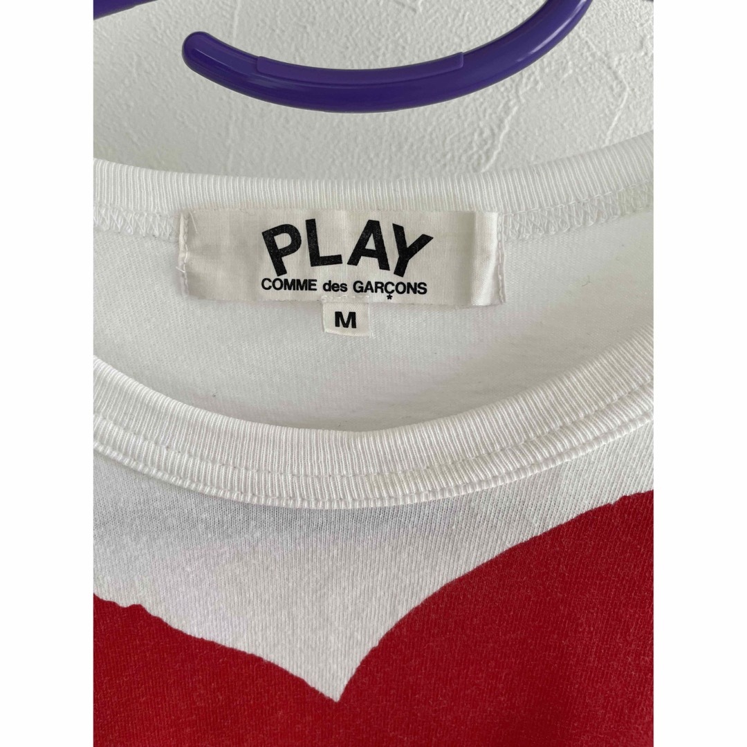 COMME des GARCONS(コムデギャルソン)のコムデギャルソン　ハート　PLAY Tシャツ レディースのトップス(Tシャツ(半袖/袖なし))の商品写真