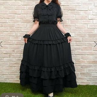 アクシーズファム(axes femme)のaxes femme Kawaii💝ロマンティックフリルスカート(ロングスカート)