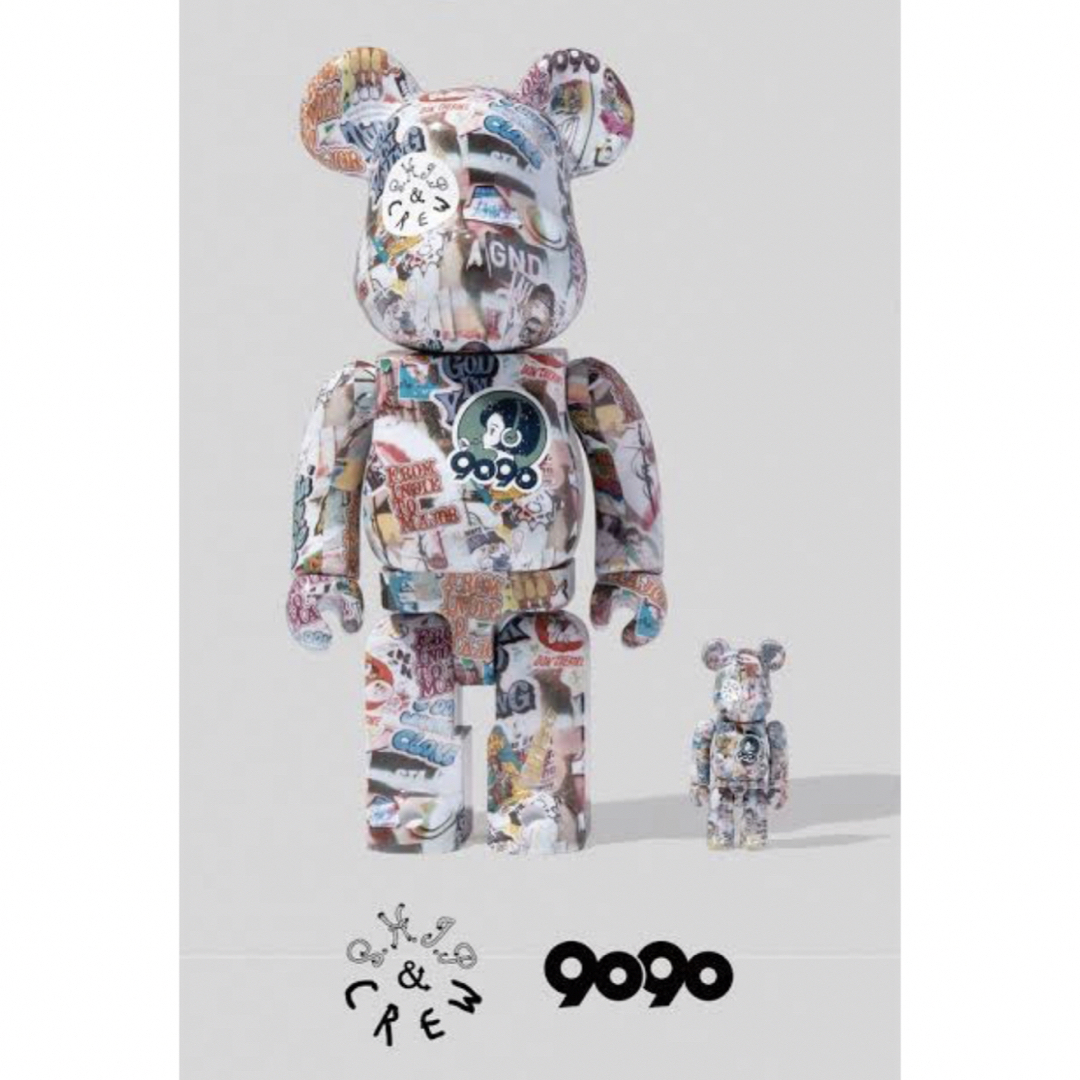 BE@RBRICK 9090 S.H.I.P&crew 100％ & 400％