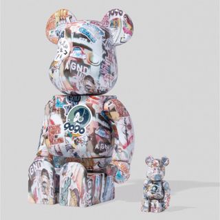 BE@RBRICK PSYCHEDELICPAISLEY 100％ & 400％