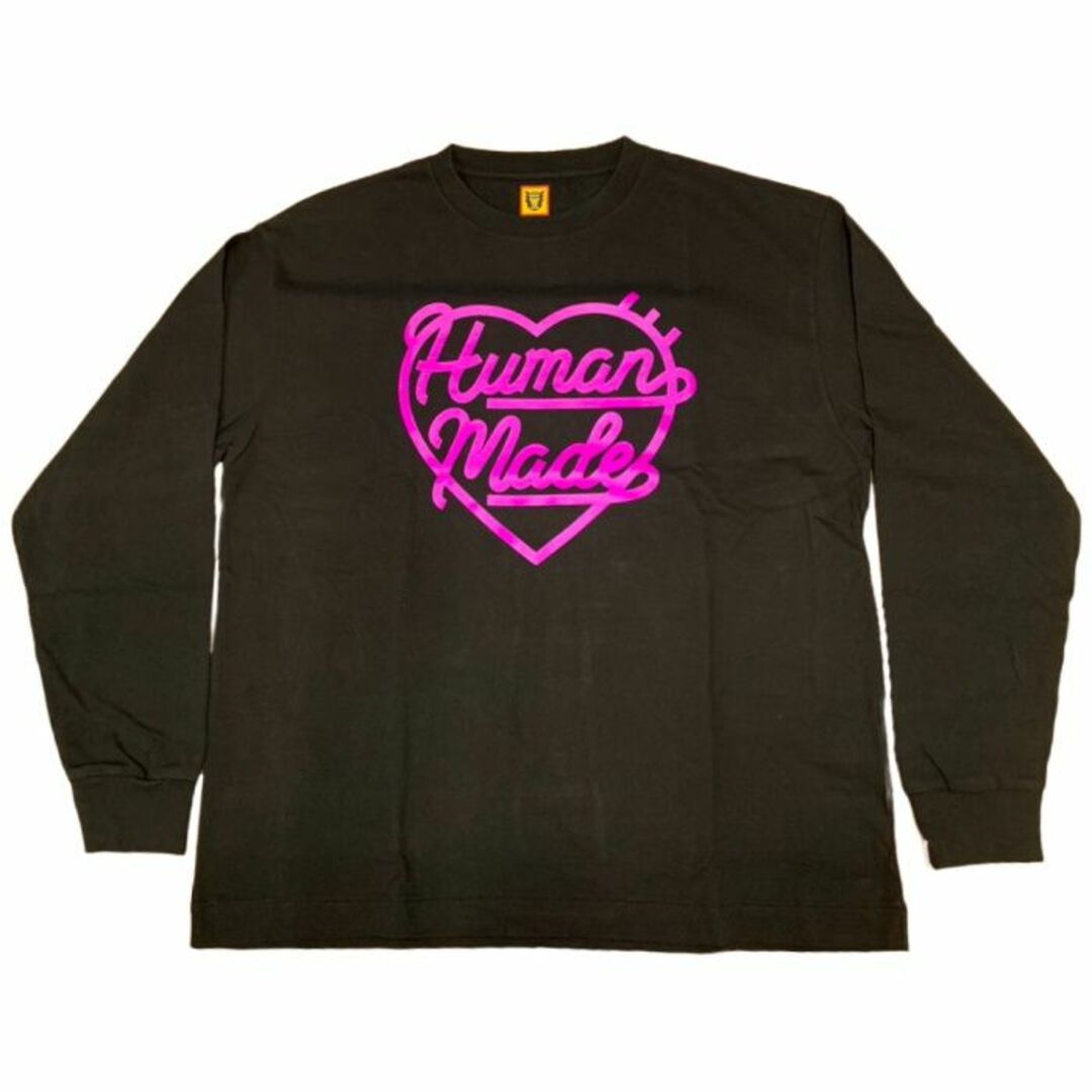 2023 Human Made HEART L/S T-SHIRT 黒 L | フリマアプリ ラクマ