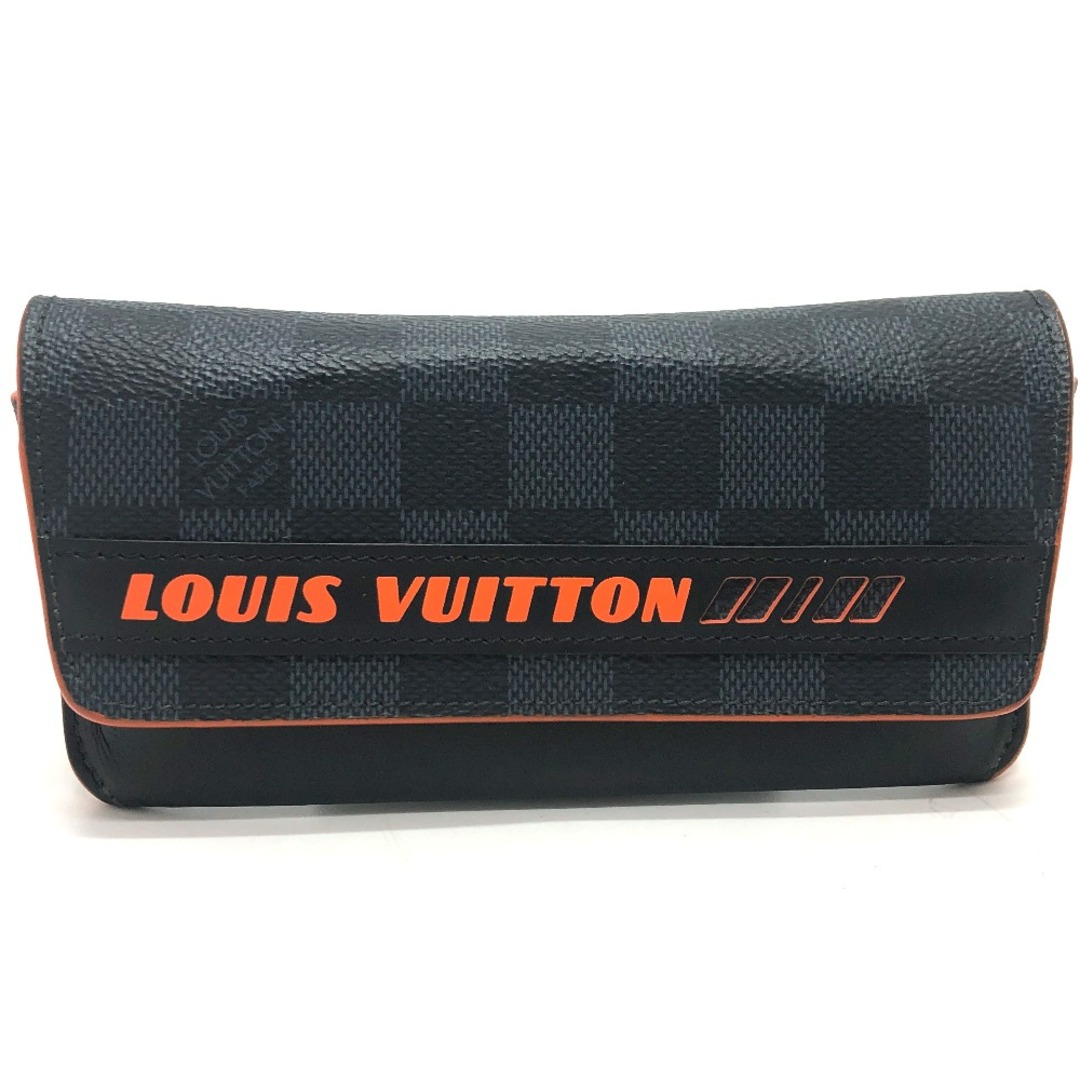 ルイヴィトン LOUIS VUITTON エテュイ リュネット GI0380 ダミエコバルト レースライン ファッション小物 メガネケース  ダミエコバルトキャンバス ブラック | フリマアプリ ラクマ