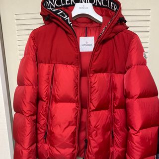 モンクレール(MONCLER)のモンクレール モンクラー 赤 サイズ1(ダウンジャケット)