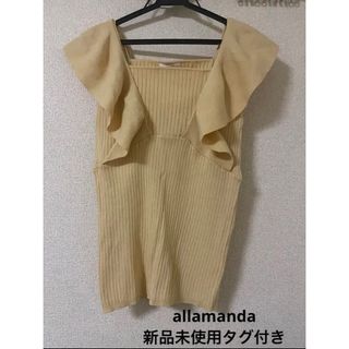 アラマンダ(allamanda)のallamanda ノースリーブトップス(カットソー(半袖/袖なし))