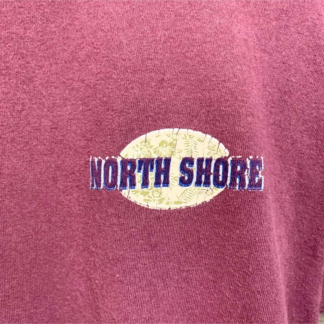 Anvil(アンビル)のオールドサーフ Tシャツ NORTH SHORE メンズM 00s USA製 メンズのトップス(Tシャツ/カットソー(半袖/袖なし))の商品写真