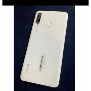 ファーウェイ(HUAWEI)の【美品】Huawei P30lite ホワイトパール(スマートフォン本体)