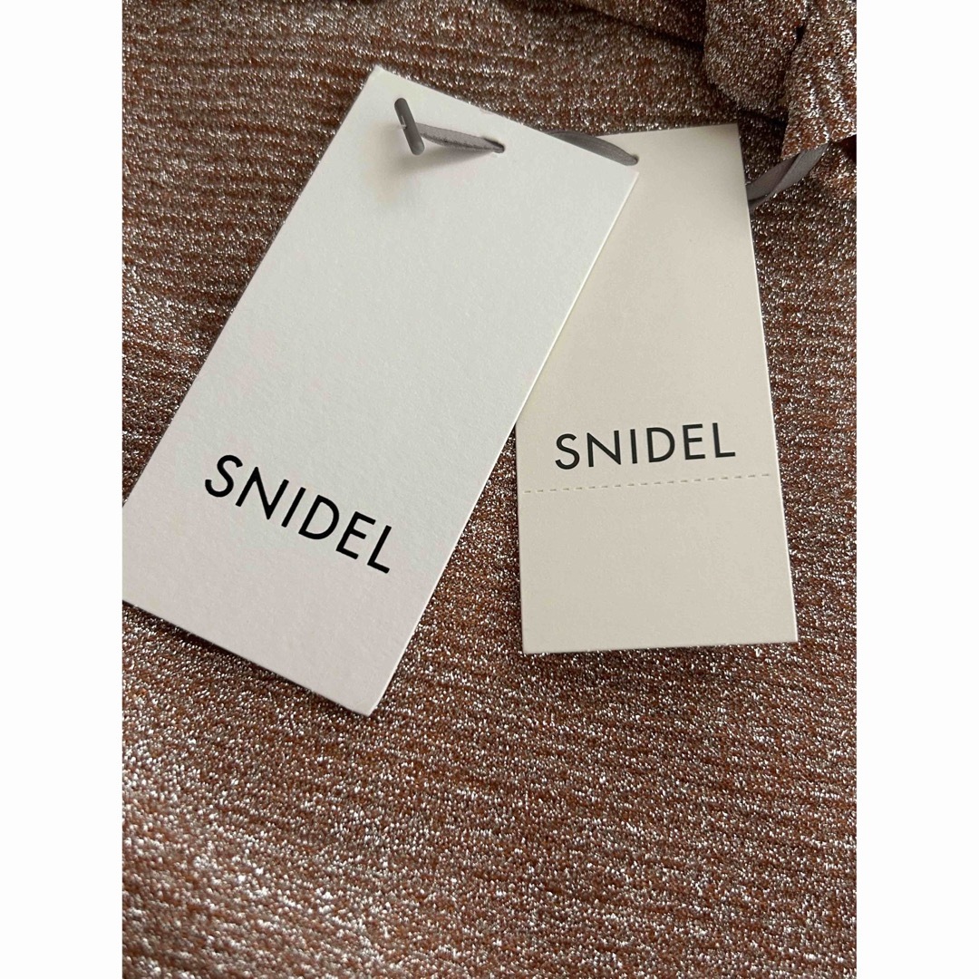 SNIDEL(スナイデル)のSNIDEL ラメカットハイネック レディースのトップス(カットソー(半袖/袖なし))の商品写真