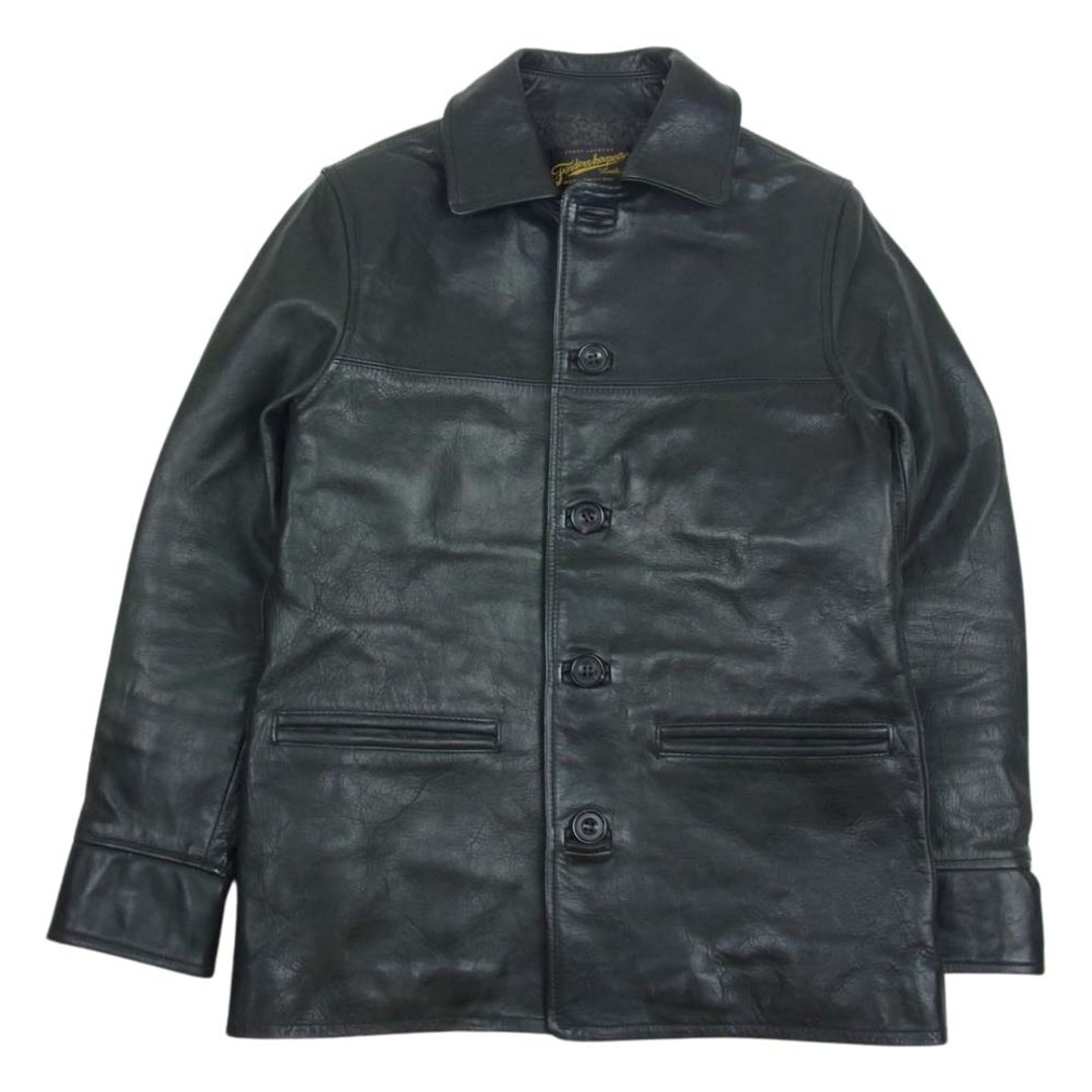 ファインダーズ キーパーズ Finders Keepers 40432202 FK-CAR COAT ホースハイド レザー ジャケット ブルゾン ブラック系 XS