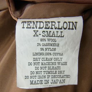 TENDERLOIN - TENDERLOIN テンダーロイン T-RUG JKT カシミヤ混 ラグ ...