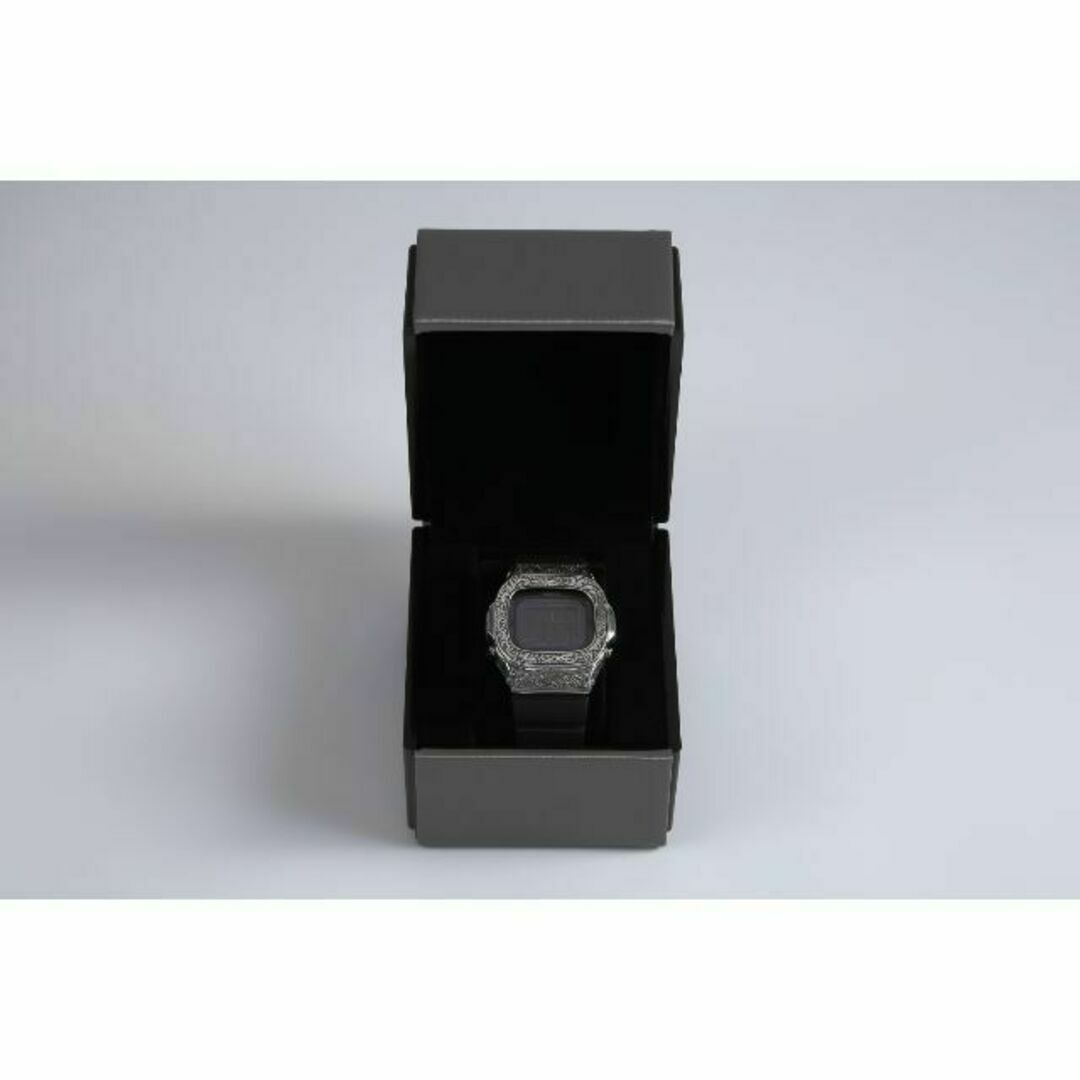 G-SHOCK - カスタムGショック BGD-5000 シルバー925 彫金 アラベスク