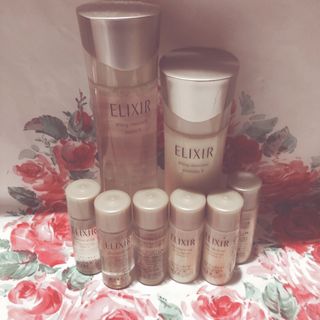 エリクシールシュペリエル(ELIXIR SUPERIEUR（SHISEIDO）)の《未使用》エリクシールシュペリエル　化粧水乳液2点セット　サンプル付き(化粧水/ローション)