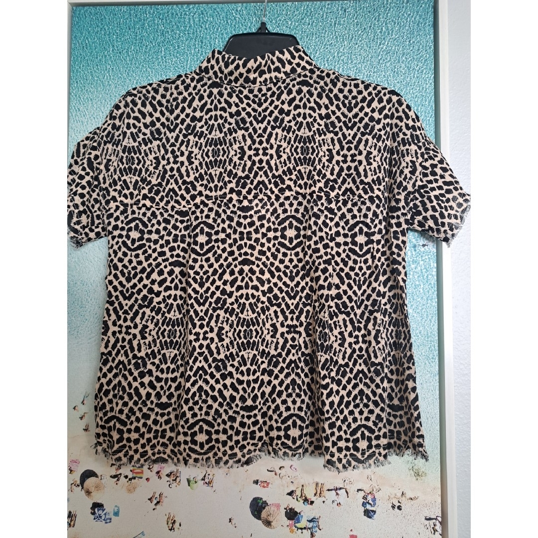 薄手のシャツ レディースのトップス(シャツ/ブラウス(半袖/袖なし))の商品写真